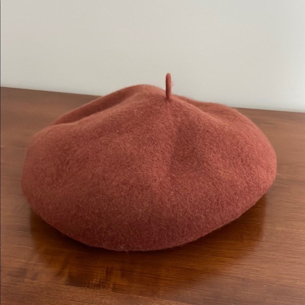 Wool Rust Red Beret